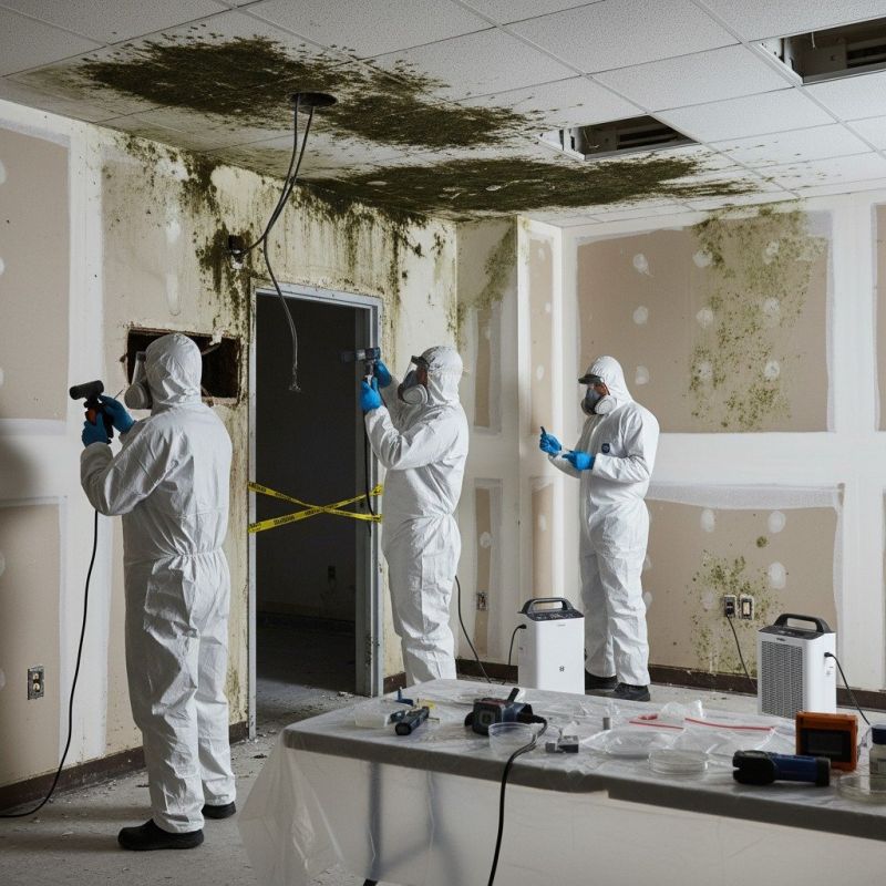 Local Mold Testing pros at work