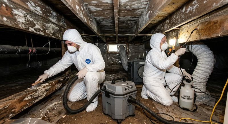 Attic Mold Remediation in Jupiter, FL