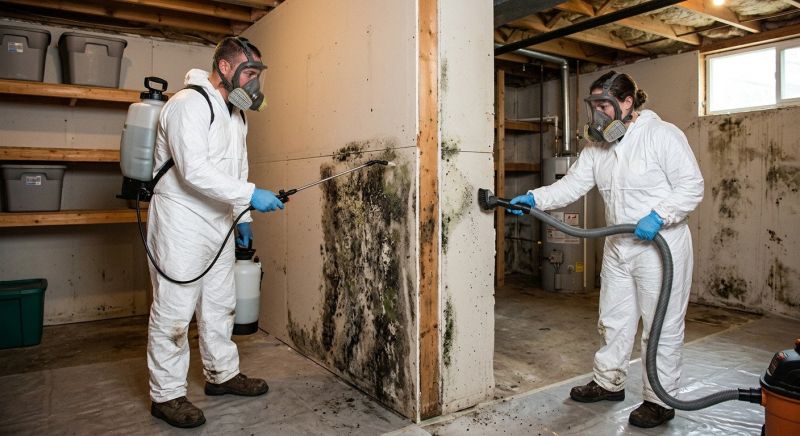 Basement Mold Removal in Dallas, TX